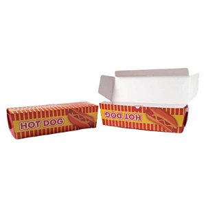 Caixa de Hot Dog Delivery (pacote com 25 unidades)