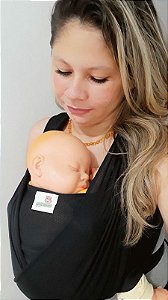 Wrap Sling Baby Dry Fit Preto