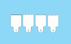 Kit Mini Espátula Para Bolo (4und) Nº1