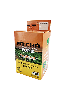 CIGARRO DE PALHA ATCHA TRADICIONAL COM 10 UN