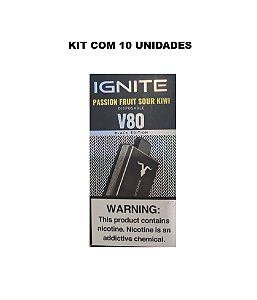 KIT ATACADO COM 10 IGNITE V80 8000 PUFFS SABORES