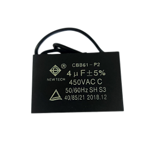 Capacitor 4UF 450VAC CBB61 50/60Hz 40/85/21 - Honeywell CL401PM
