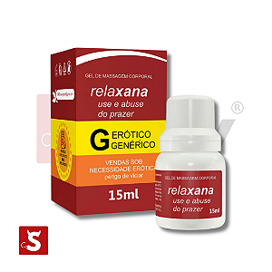 Relaxana Gel Beijável Sabor Maça Verde - 15ml