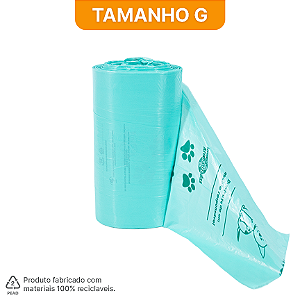 01 Rolo com 200 sacos plásticos aromatizados HomeBag Pets Refil G