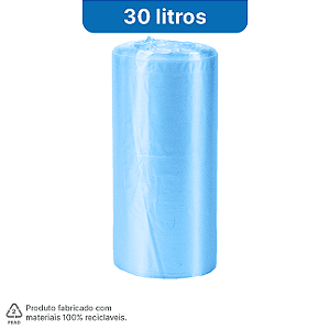 01 Rolo com 20 Sacos de Lixo 30 Litros - HomeBag Premium