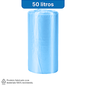 01 Rolo com 20 Sacos de Lixo 50 Litros - HomeBag Premium