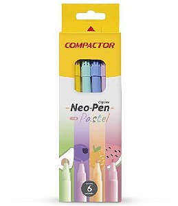 Canetinha Hidrocor Tons Pastel C/6