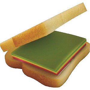 Bloco P/Recado Divertido Sanduiche 90Fls