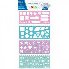 Regua Stencil Fun Tilibra Blt4