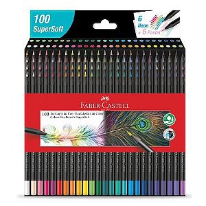 Lapis de Cor Supersoft 100 Cores