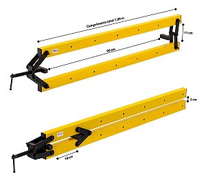 Grampo Sargento Mectools Duplo Aperto para Madeira Da2