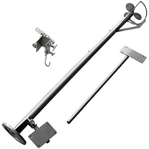 Rabeta Horizontal Girafer 3247 Longa 2,2mts Prata Hl0