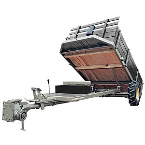 Carretinha para Microtrator Maquinafort Alta Basculante Traçada It2