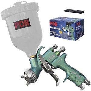 Pistola de Pintura Pdr Pro-Green HVMP Bico 1,0mm 600ml P1b