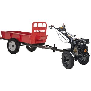 Motocultivador Diesel Zmax Zt1300d 12hp Carretinha 1000k Zk0