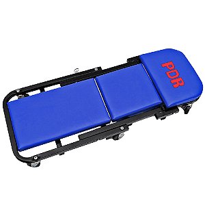 Carrinho Esteira Pdr Pro 957 até 110kg para Oficina 2 em 1 Vira Banqueta E57