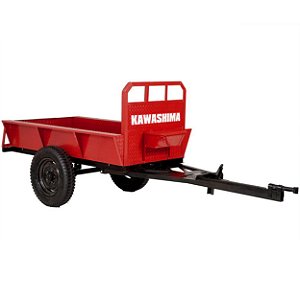 Carretinha Kawashima Tc1500kg Agrícola para Microtrator Capacidade 1500kg Ck1