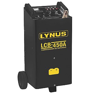 Carregador de Baterias Lynus Lcb-450A 220v 12/24v Partida Auxiliar e Carga Rápida Cl5