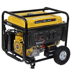 Gerador de Energia a Gasolina Buffalo Bfg 10000 Plus 10kWA 115/230v Monofásico 12v P. Elétrica Gb5