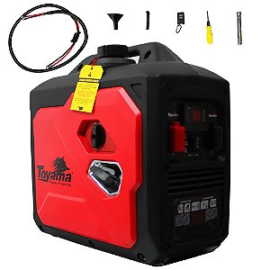 Gerador de Energia Toyama TG2200IS ER-DC24V 1,8kw Monofásico 110/220v a Gasolina Partida Elétrica Gt6