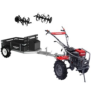 Motocultivador Branco Bttg15.0 Carreta Maquinafort 600T Tt2