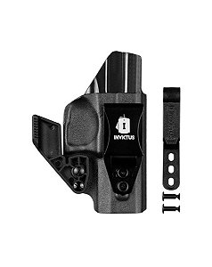 COLDRE INVICTUS KYDEX IWB 2.0 DESTRO PARA TAURUS SÉRIE STRIKER PRETO
