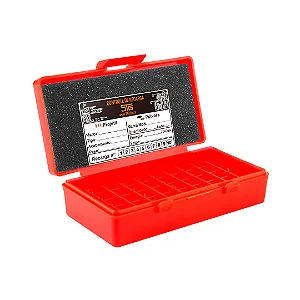 CAIXA SHOTGUN PARA 50 CARTUCHOS CAL 40/45 VERMELHO