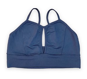 Cropped Boca Supplex Preto Regulável