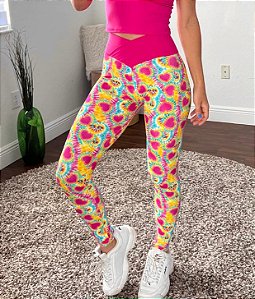 Calça Corações com Empina