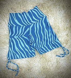 Short Rolotê Blue Zebra