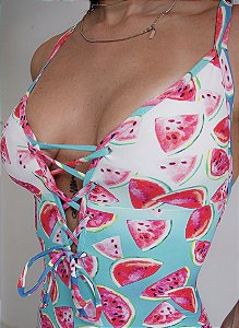 Macaquinho Ilhós Watermelon Empina