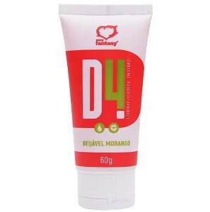 Lubrificante Beijável - Sabor Morango