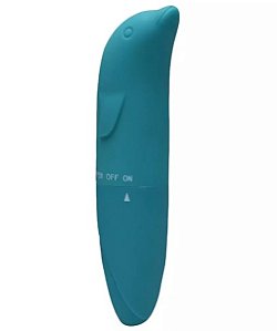 Vibrador Golfinho - Azul Tifany