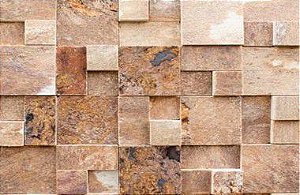 Mosaico de pedra são tomé - Original Pedras