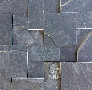 Mosaico Pedra Ferro Ferrugem Tuon - 1 m² - Requinte Lazer - Tudo