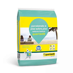 Argamassa Piso Sobre Piso Externa Branca Quartzolit 20kg