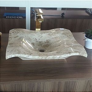 Cuba em Mármore Travertino