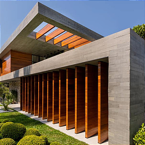 3D Ripa de concreto aparente 09 x 100 cm M²