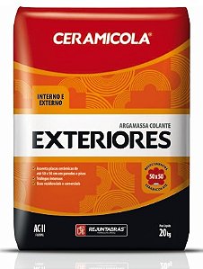 Argamassa Ceramicola Exteriores (Interno e Externo) Cinza ACII 20kg