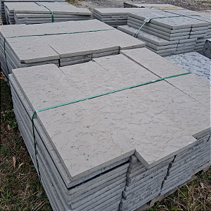 Pisada Para Jardim de Ardósia Cinza Natural 100 x 30cm - Unidade