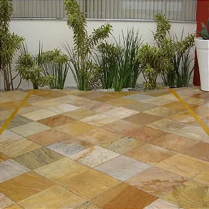 Pedra São Tomé Mesclada 37x37cm - M²