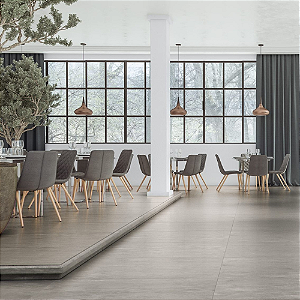 Porcelanato Acetinado Gran District Gray 60519 62x122cm Embramaco - M²