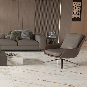 Porcelanato Polido Raggi Oro 120x120cm Delta - M²
