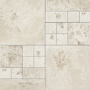 Revestimento Mosaico Etrúria Fendi de cimento - M²