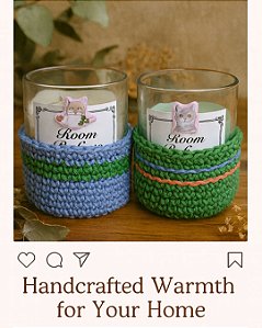 Vela Perfumada para ambientes com suporte de Vidro