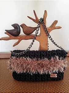 Bolsa Charme - artesanato Croche