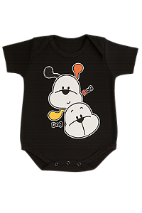Body Suedine Cachorro Sorridente Xinenem