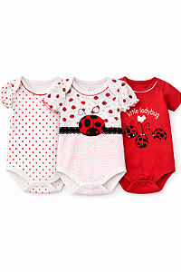 Kit de Body Suedine Joaninha Xinenem