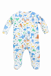 Macacão Suedine Mundo Dino Xinenem