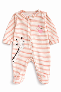 Macacão Suedine Girafa Feliz Xinenem